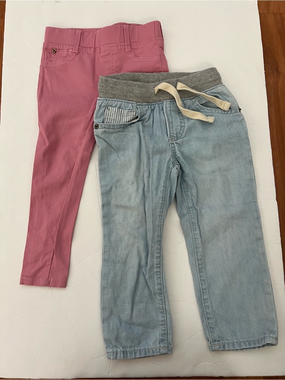 NWOT toddler girls denim jeans: Gap 3y / Hudson 2T (bundle of 2)